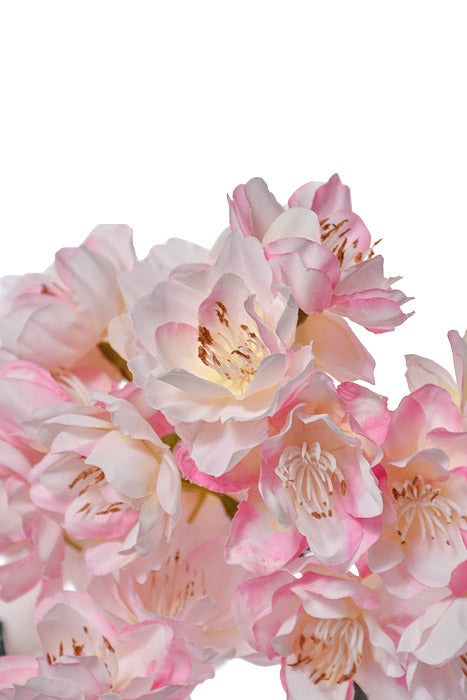 33.5" Silk Cherry Blossom Spray Light Pink