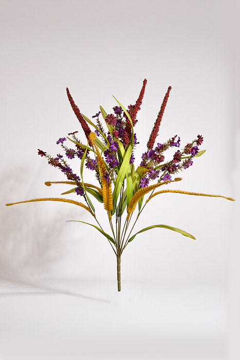 23" Corn W/Heather Bush Burgundy/Purple