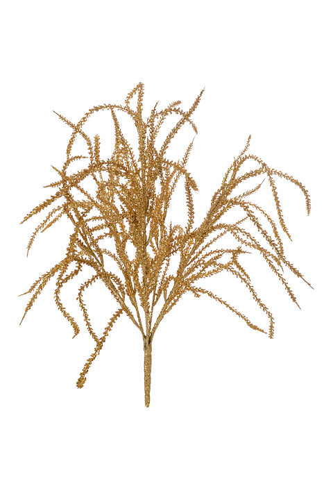 22" Willow With Glittered Spray Gold