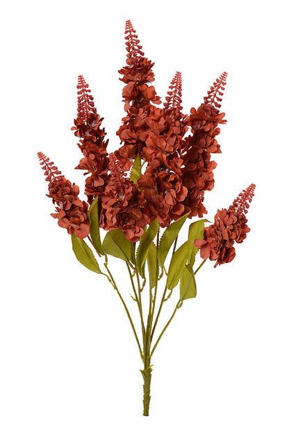 24.5" Silk Snapdragon Spray Rust