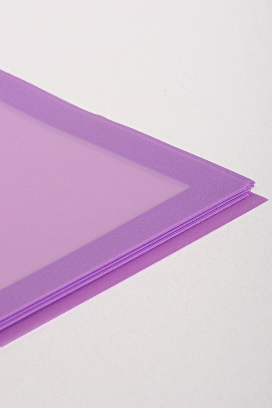 22.5" Flower Wrapping Paper W/Edge Light Purple  Pkg/20