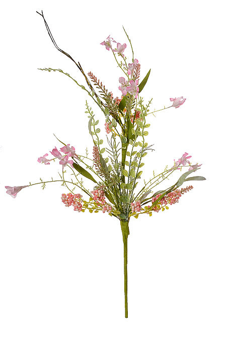 23" Lavender Berry Spray Pink