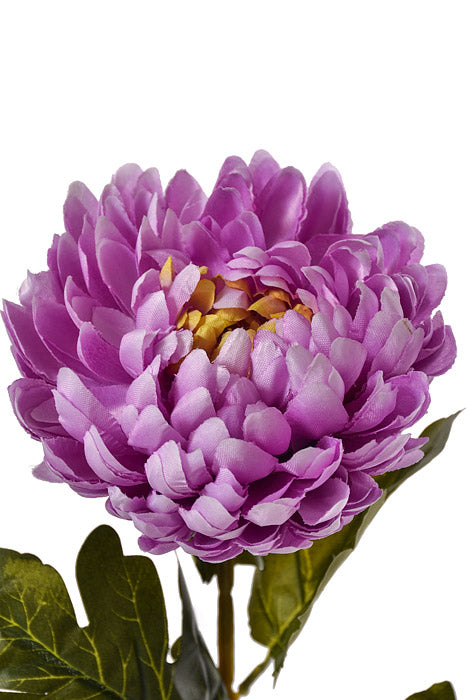 29" Silk Chrysanthemum Spray Lavender