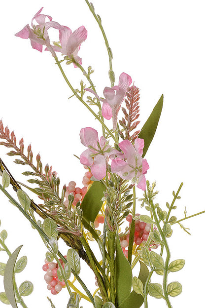 23" Lavender Berry Spray Pink