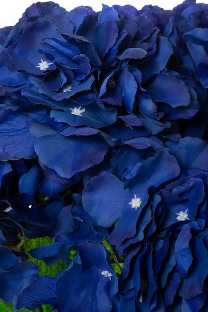 21.5" Silk Hydrangea Bush (Royal Blue)