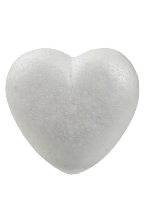 5&quot; Solid Heart White Pkg/ 5
