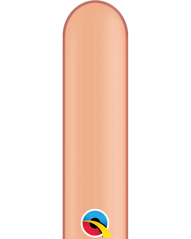 260q-qv Latex Balloon Rose Gold Pkg/100