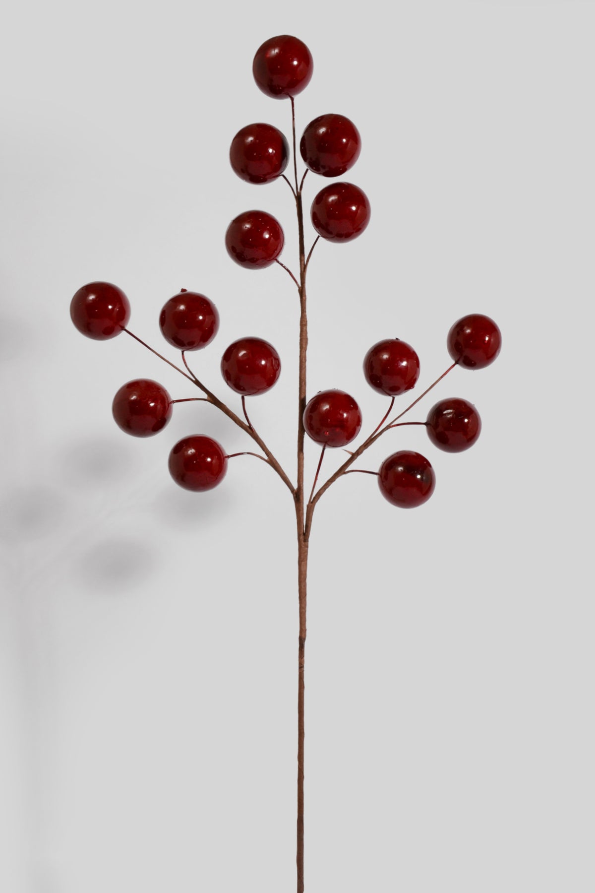 34" Balls Stem Burgundy
