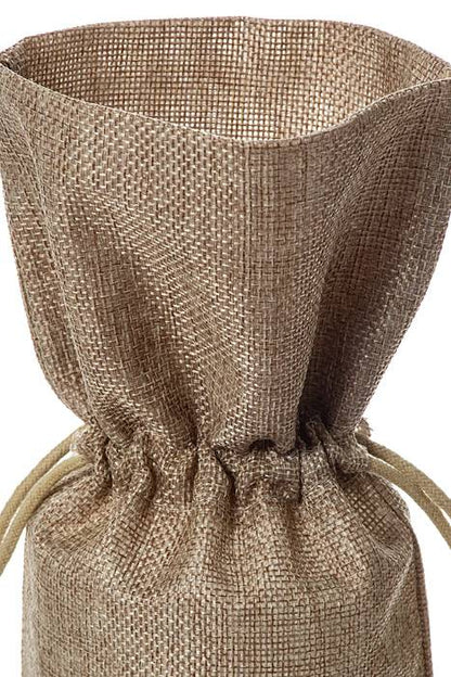 6" X 15"  Jute Wine Bag Pkg/6