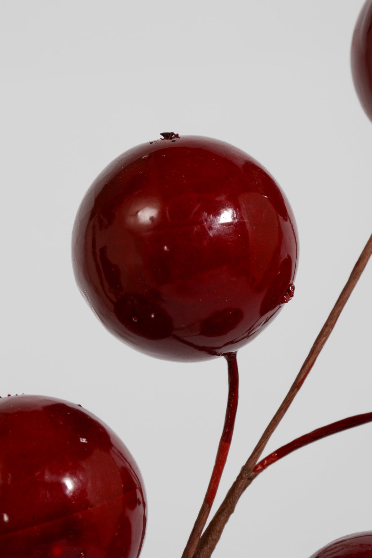 34" Balls Stem Burgundy
