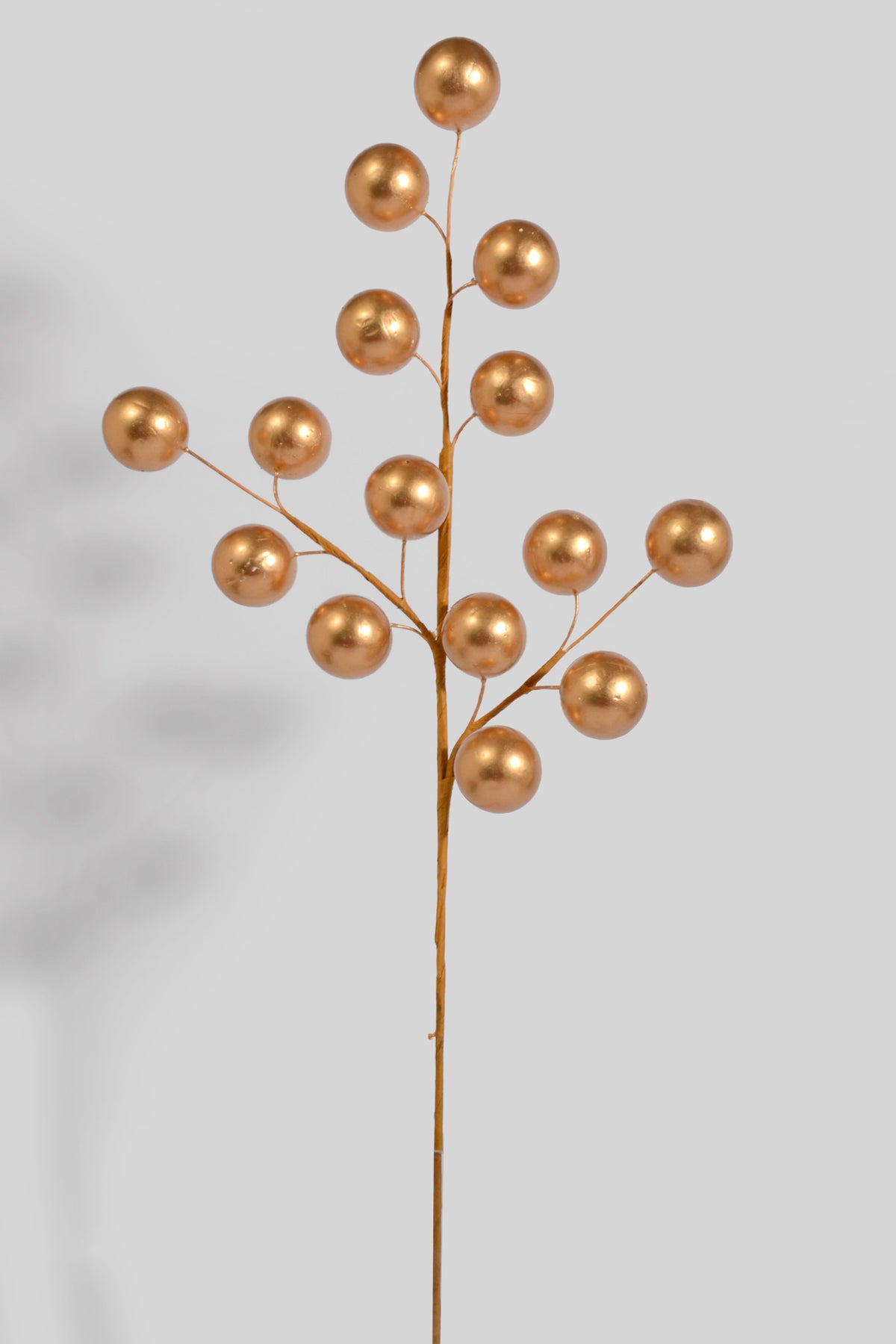 34" Metallic Balls Stem Gold