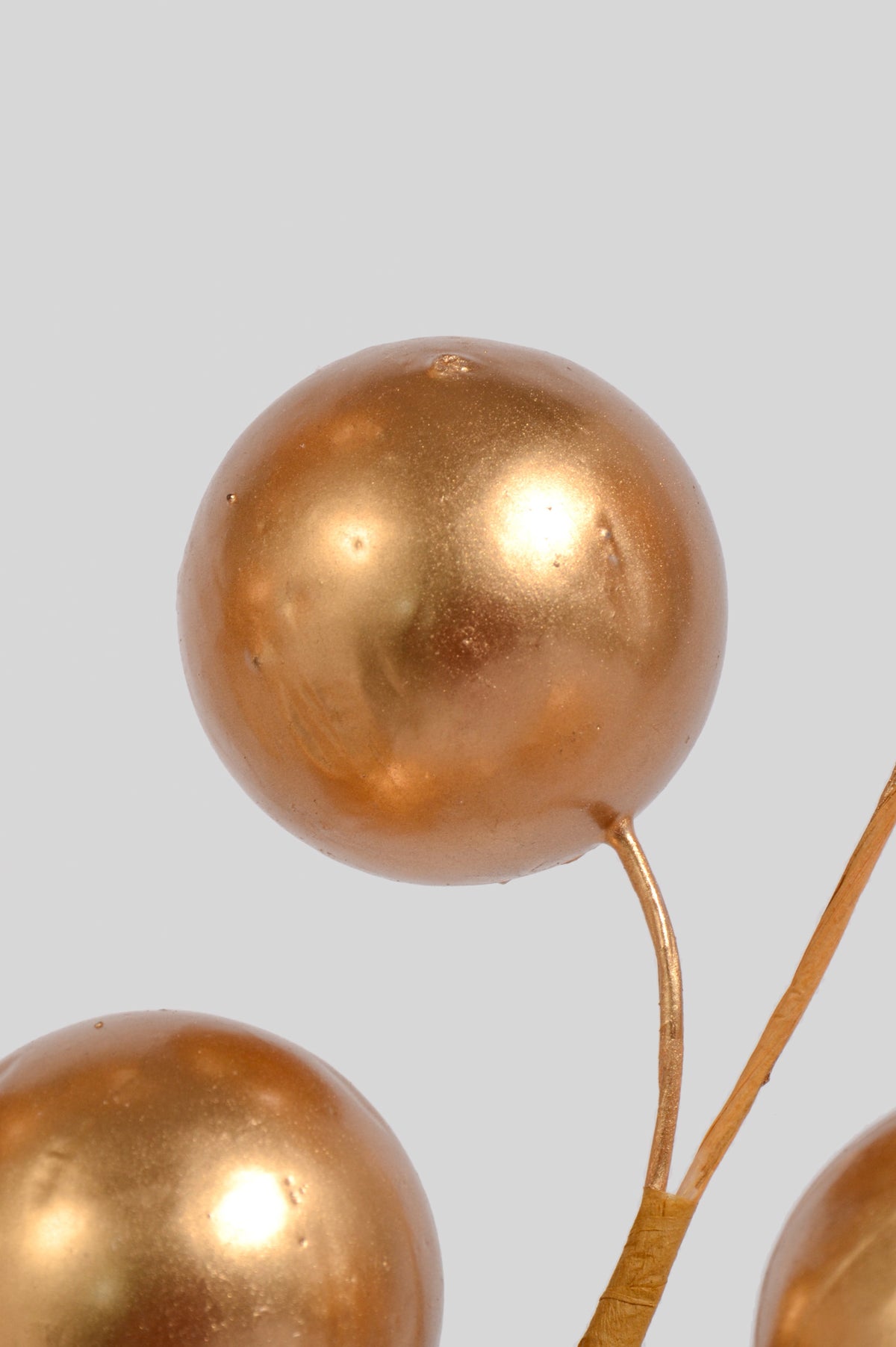 34" Metallic Balls Stem Gold