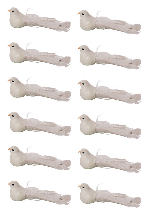 7" Dove White Pkg/12