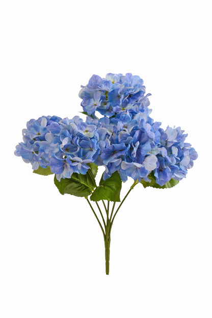 17.5" Uv Protect Hydrangea Bush Blue