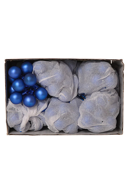 25Mm Matte Glass Ball Ornament Royal Blue Pkg/144