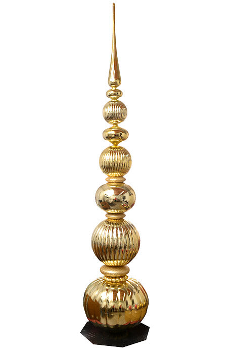 76" Finial Tower Shiny/Glitter (Gold)