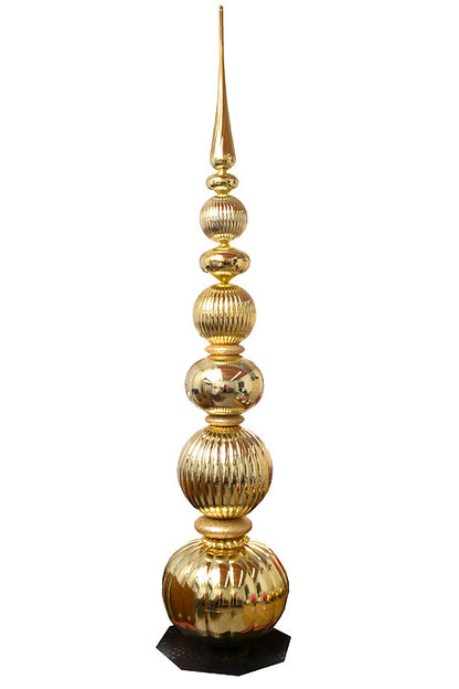 76" Finial Tower Shiny/Glitter (Gold)