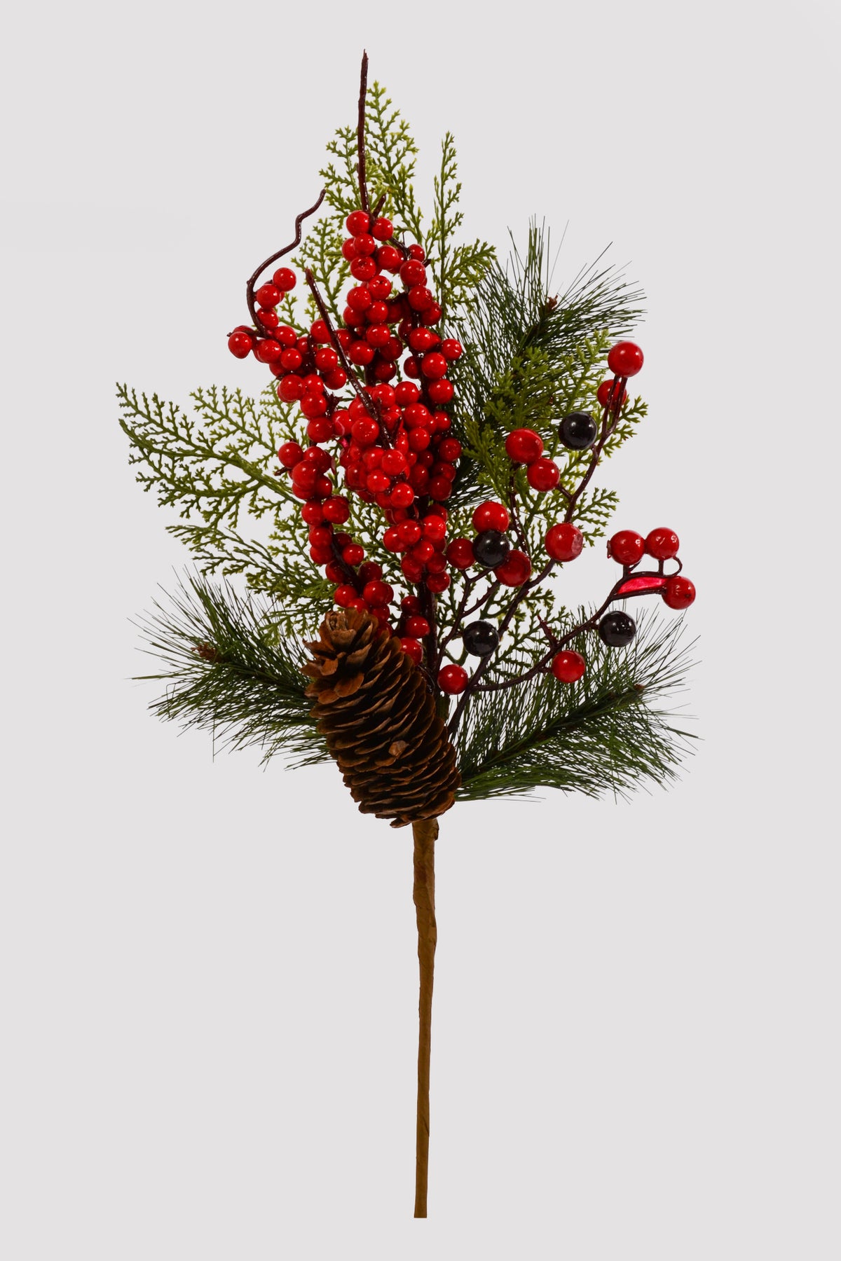 18" Pine Berry Pick Red