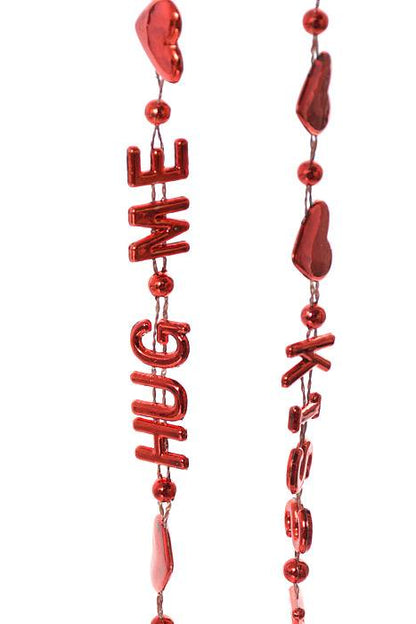 Hug Me, Kiss Me Beads-oF-Expression Red