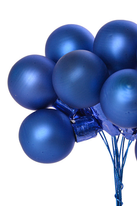 25Mm Matte Glass Ball Ornament Royal Blue Pkg/144