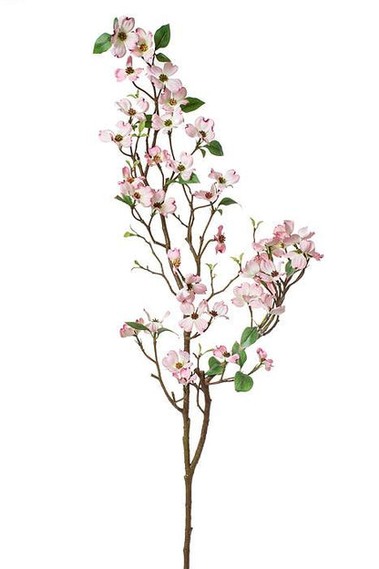 50" Silk Dogwood Branch Spray Pink