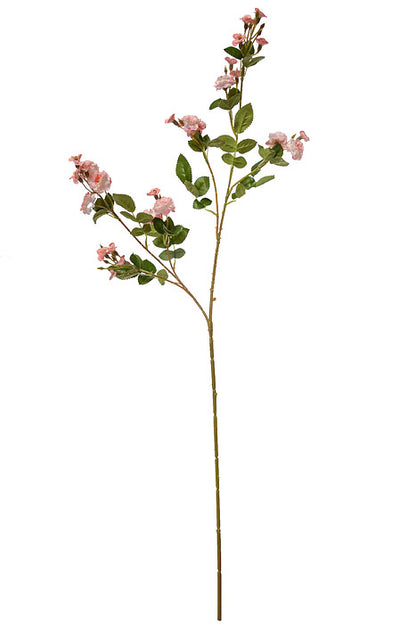 29.5" Silk Wild Rose Spray Light Pink