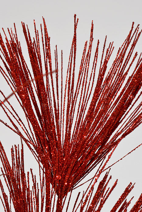 32" Glittered Grinch Hand Spray Red/Green