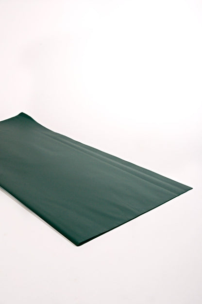 22.5" Waterproof Flower Wrapping Paper Hunter Green Pkg/20