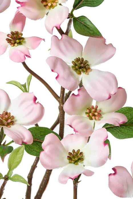 50" Silk Dogwood Branch Spray Pink