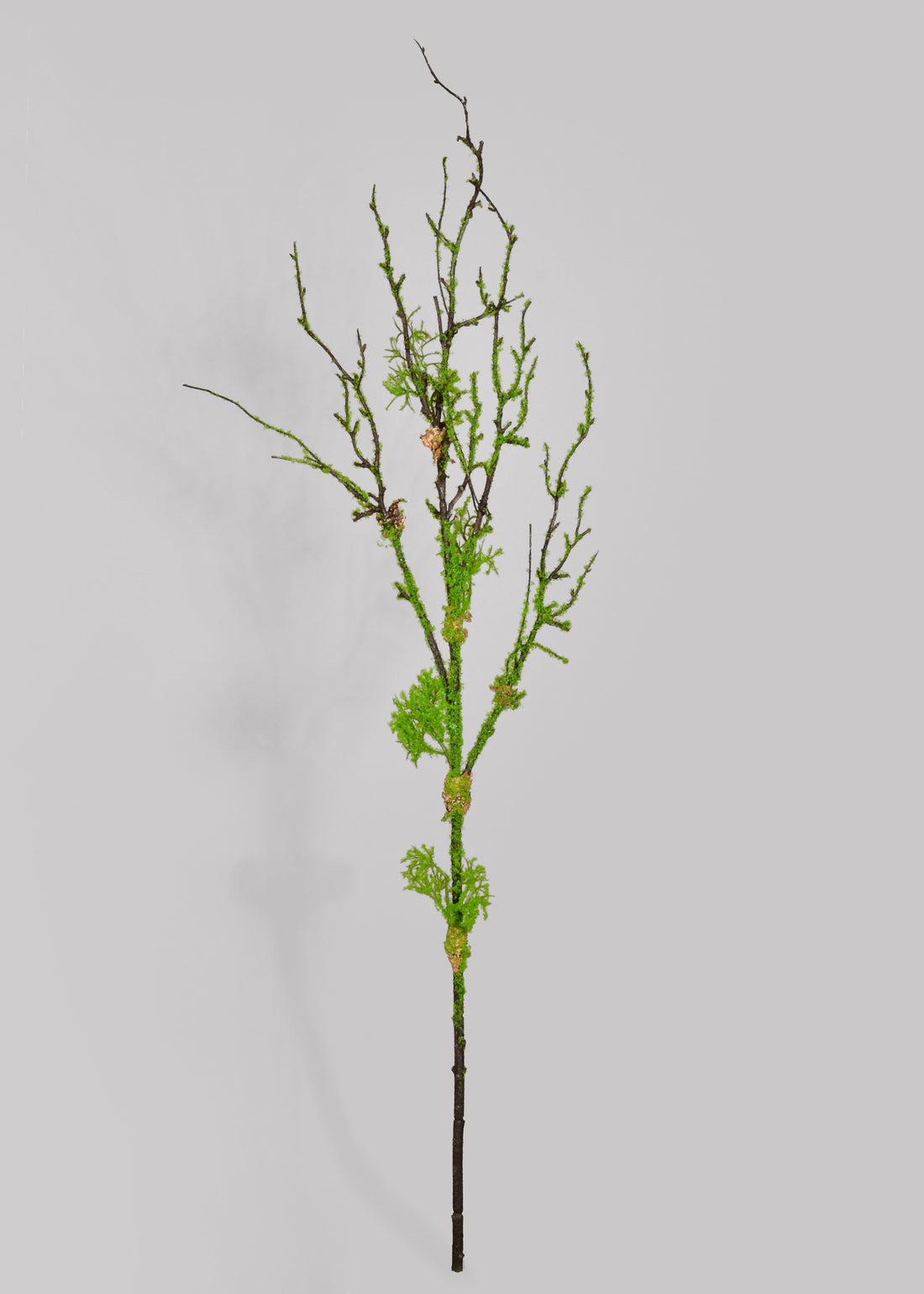 34" Artificial Branch With Moss Green