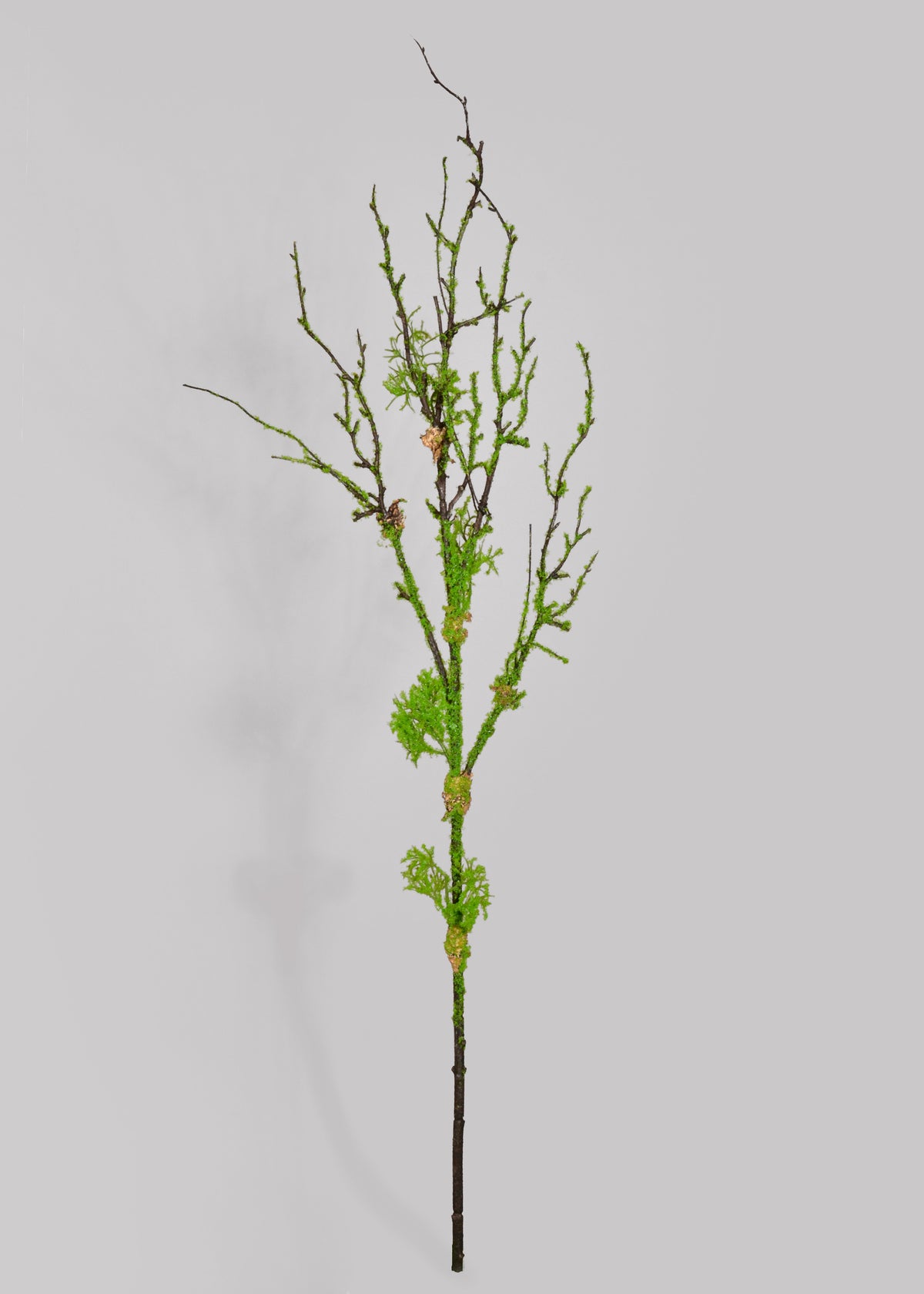 34" Artificial Branch With Moss Green