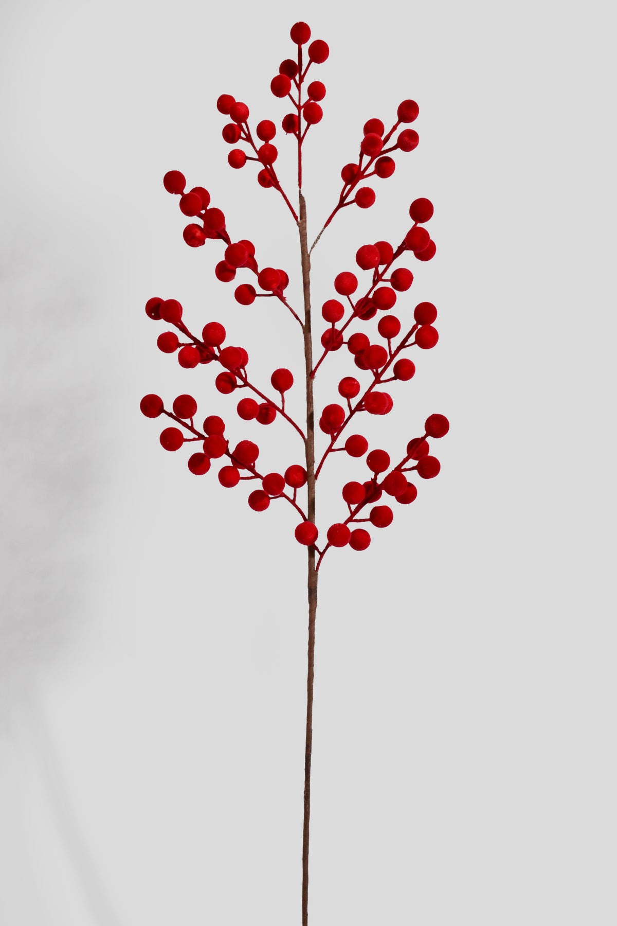 28" Velvet Berries Stem Burgundy