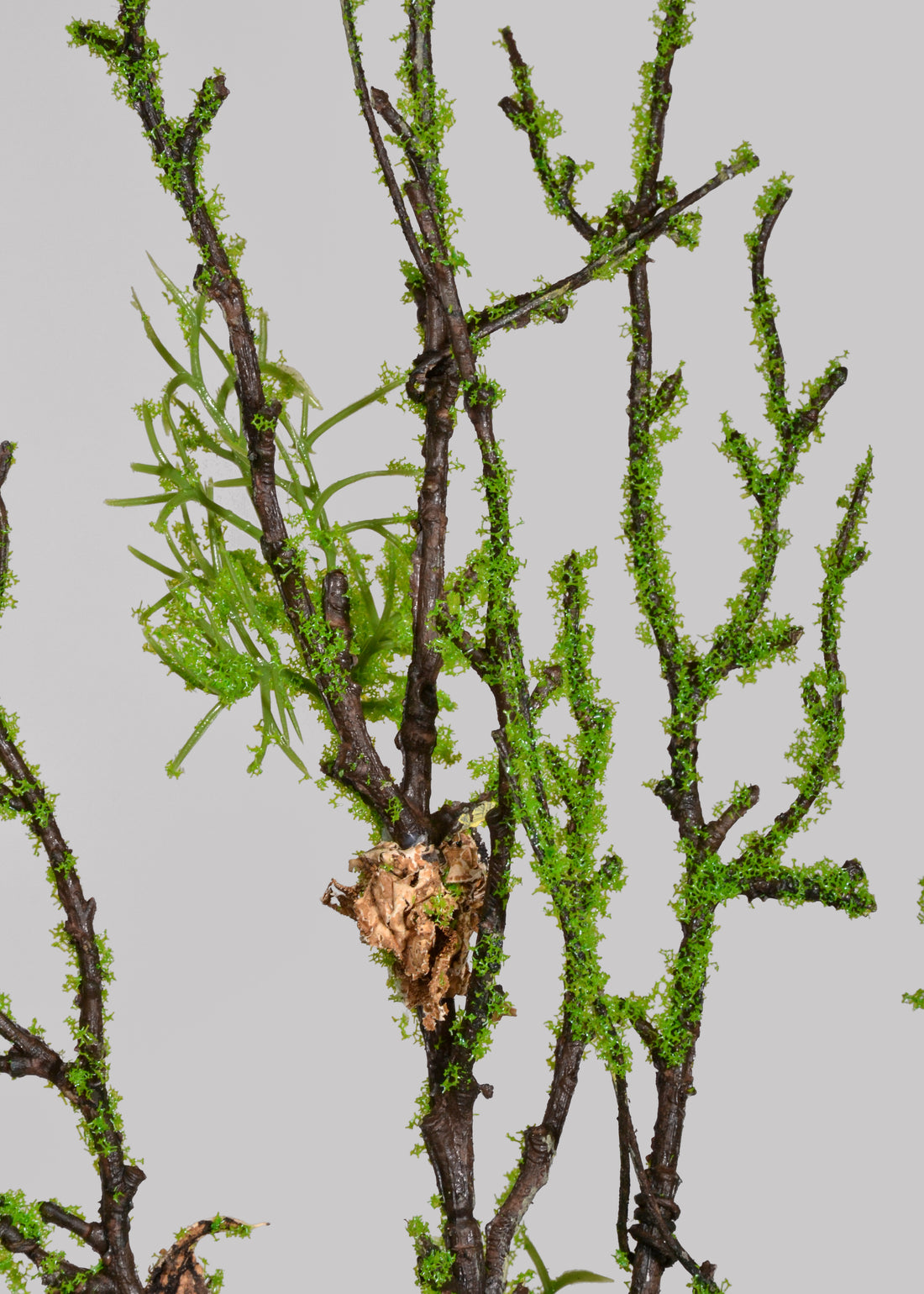 34" Artificial Branch With Moss Green
