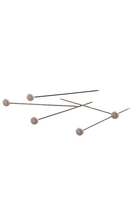 2&quot; Pearl Corsage Pin White Pkg/144