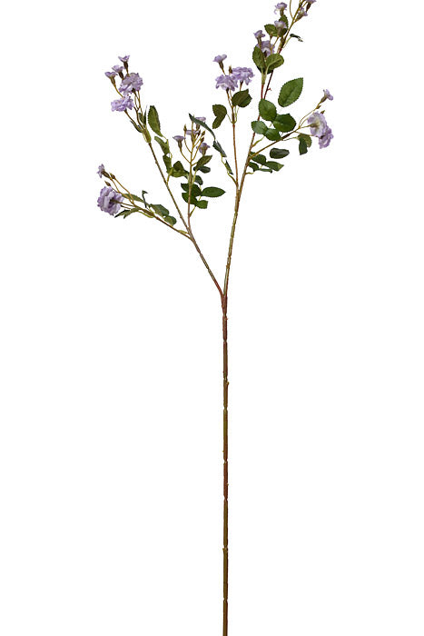29.5" Silk Wild Rose Spray Lavender