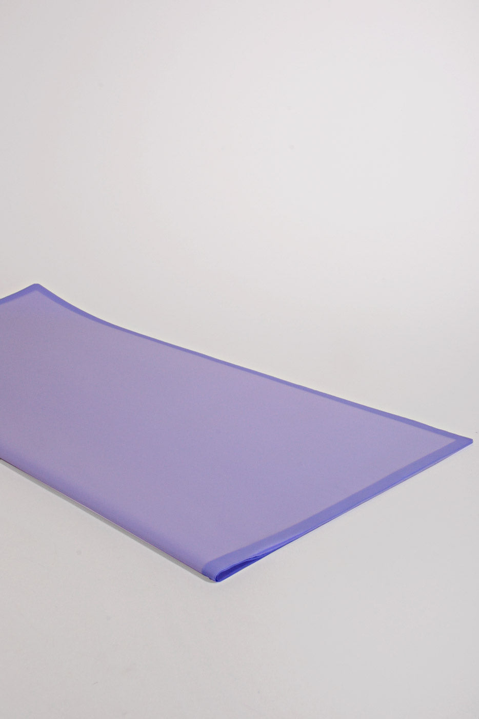 22.5" Flower Wrapping Paper W/Edge Light Lavender Pkg/20