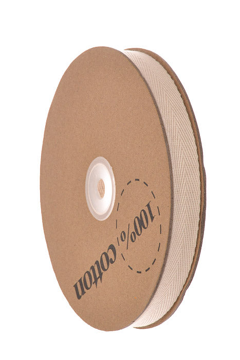 5/8" X 25Yds Cotton Ribbon Natural