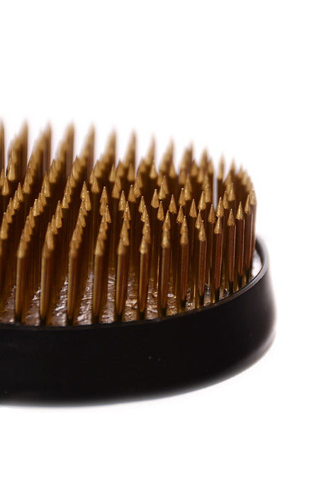 2.7&quot; Round Pin Frog Gold/Black