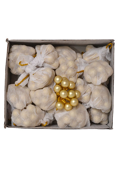 16Mm Matte Glass Ball Ornament Gold Pkg/288