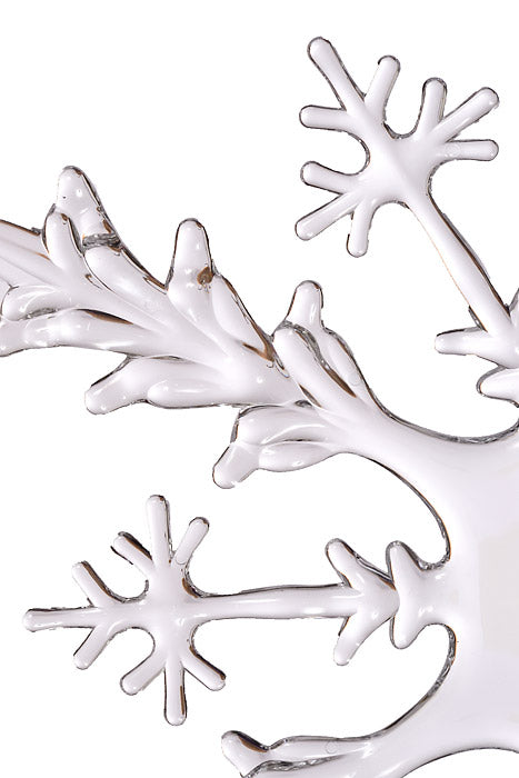 18" Acrylic Snowflake Ornament Clear