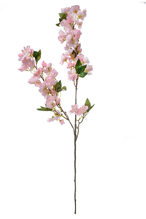 35.5" Silk Cherry Blossom Spray Pink