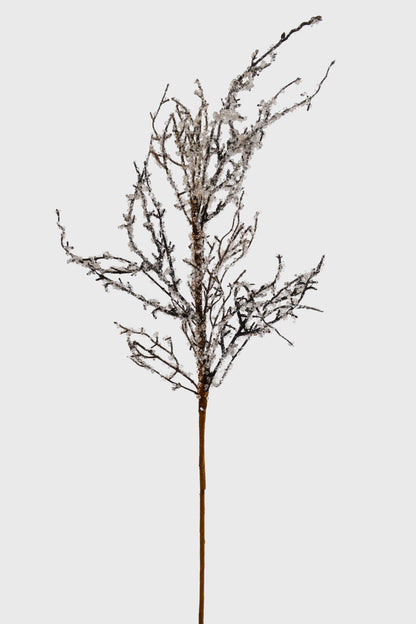 30" Ice Twig Spray White/Natural