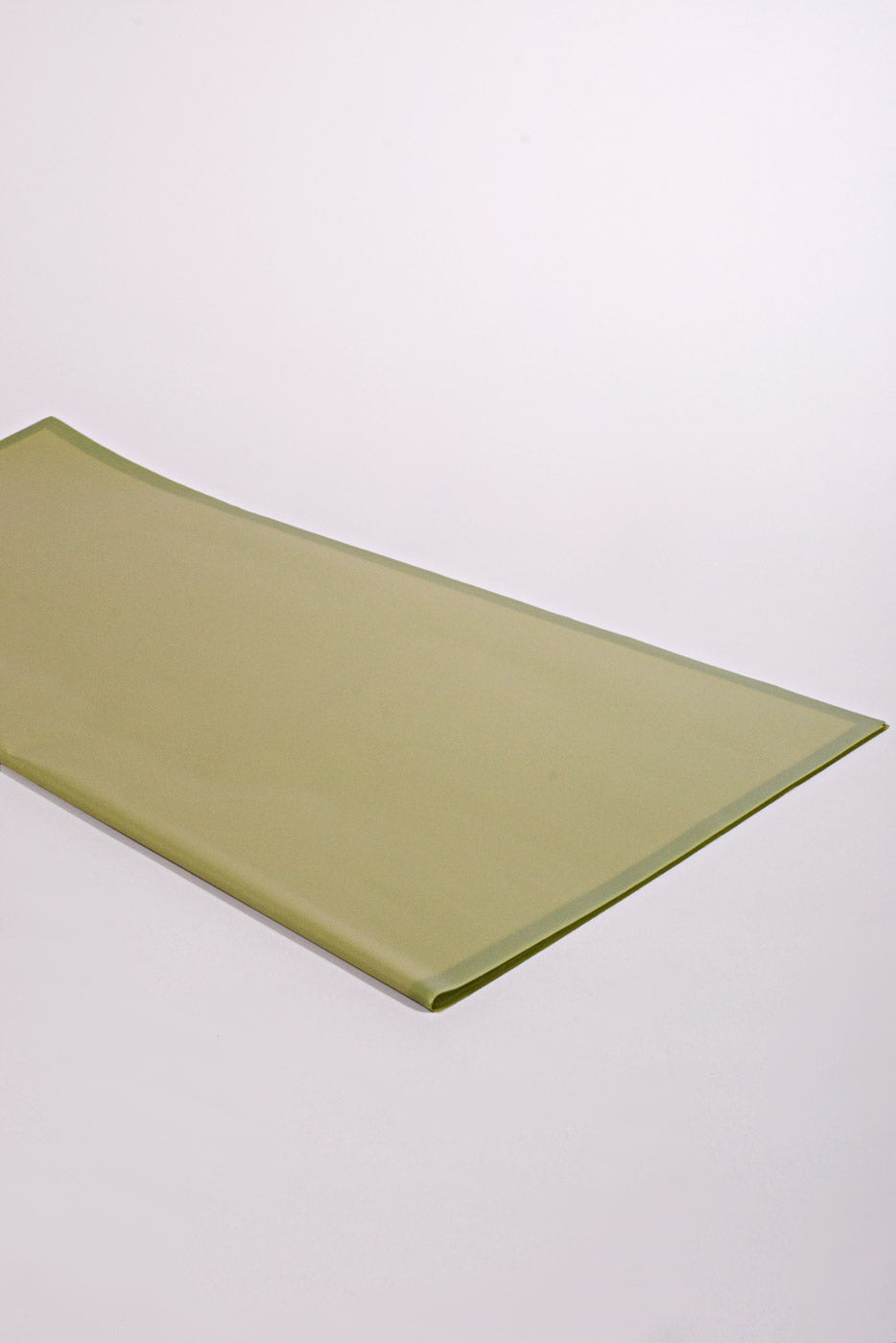 22.5" Flower Wrapping Paper W/Edge Sage Pkg/20