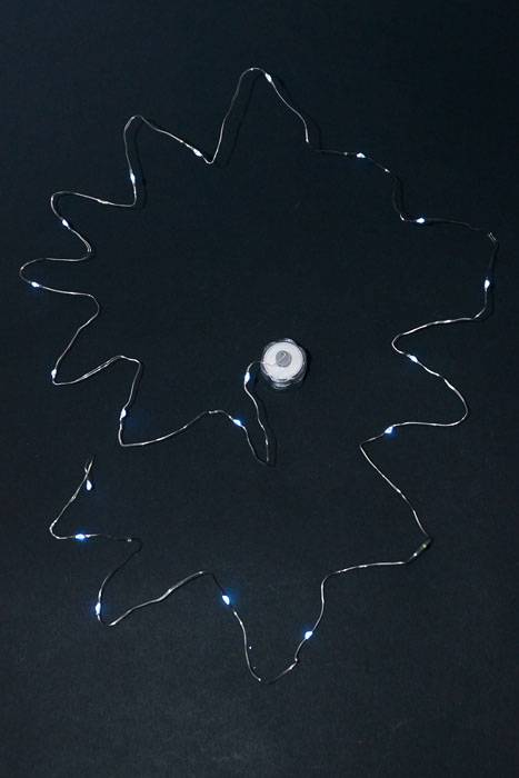 6ft 20 Head Led Light Water Resistance White Pkg/2