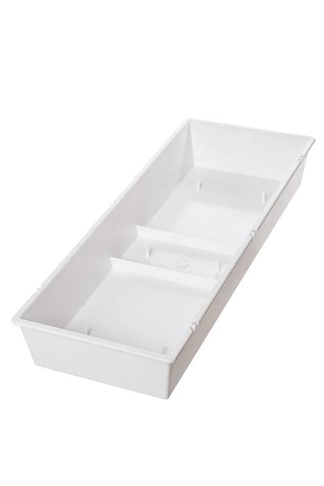 16&quot; Rectangle Container White