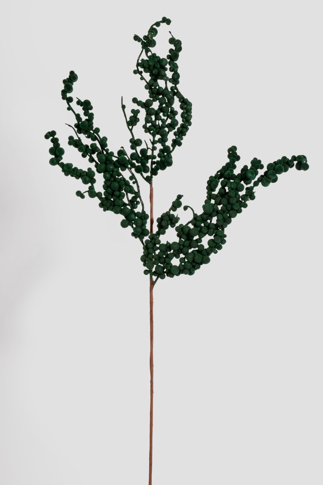 30" Velvet Berries Stem Dark Green