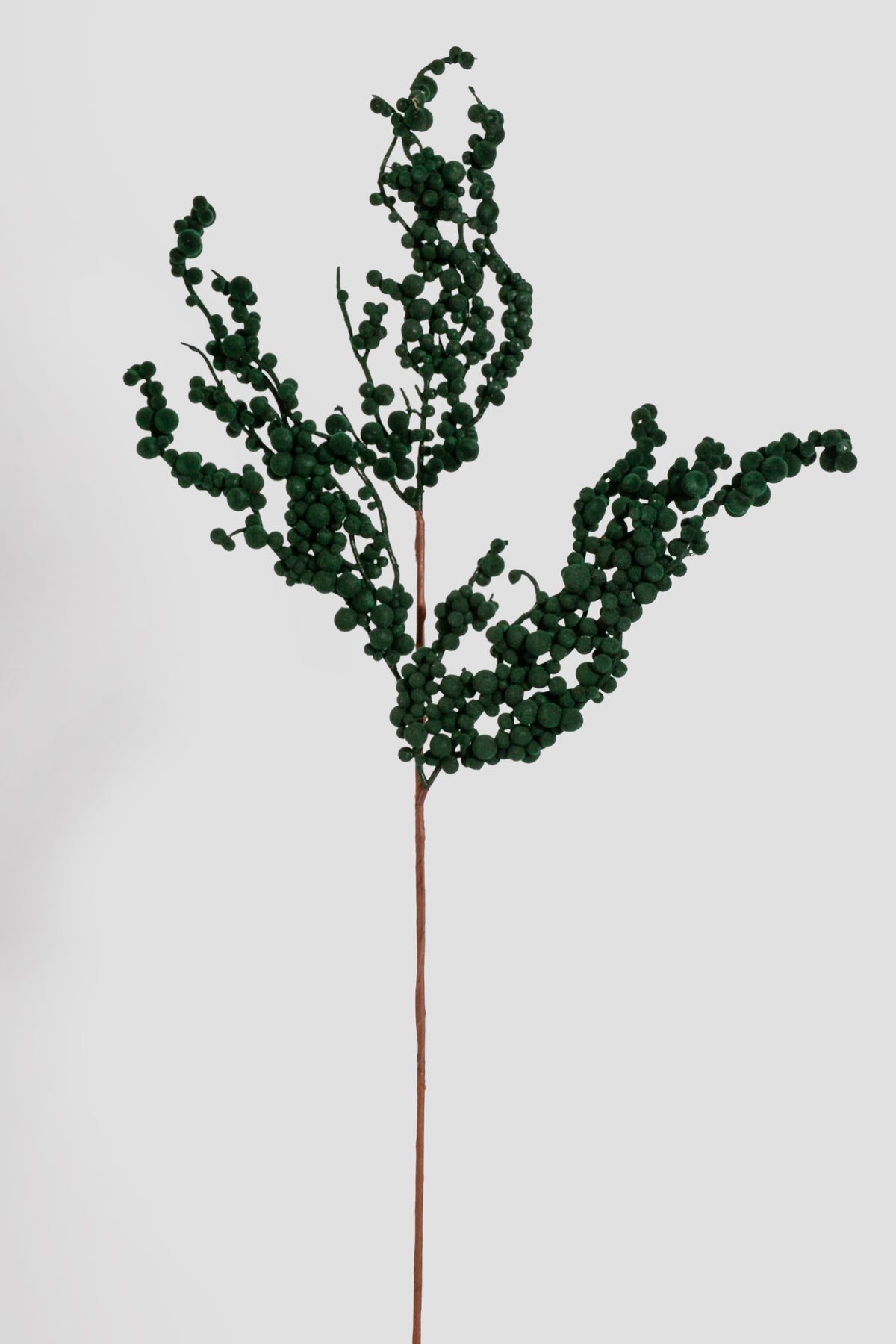 30" Velvet Berries Stem Dark Green