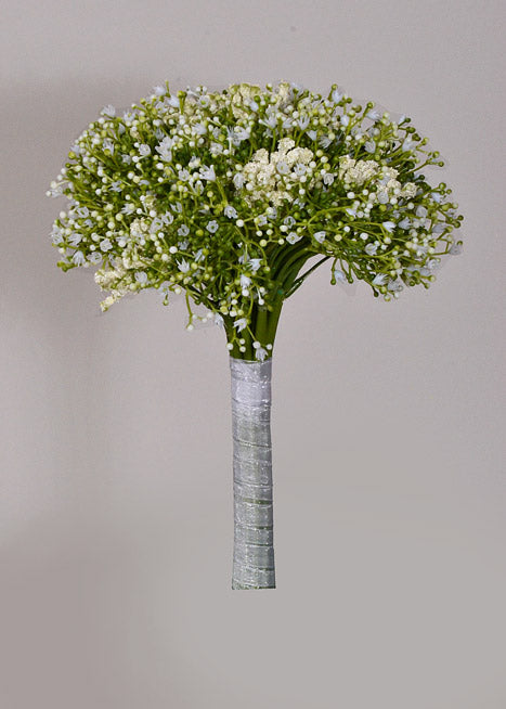 11&quot; Plastic Gypso Bouquet White