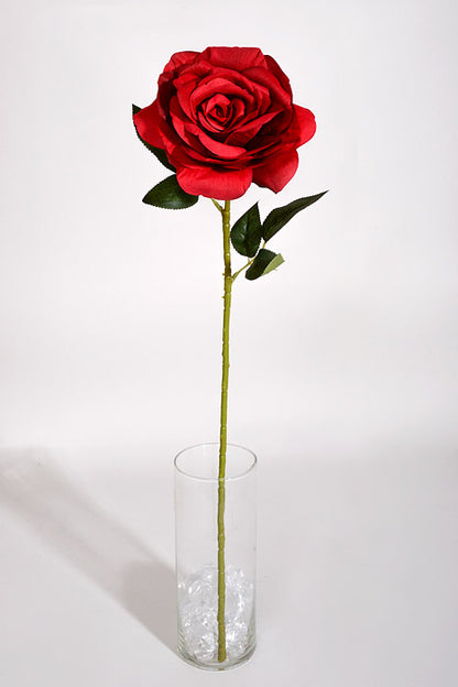 26" Silk Rose Spray Red