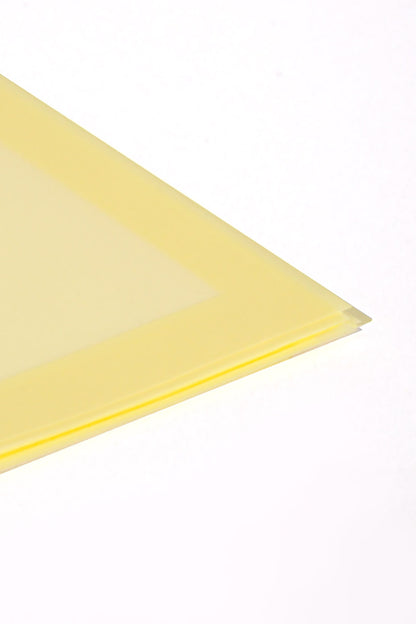 22.5" Flower Wrapping Paper W/Edge Yellow Pkg/20